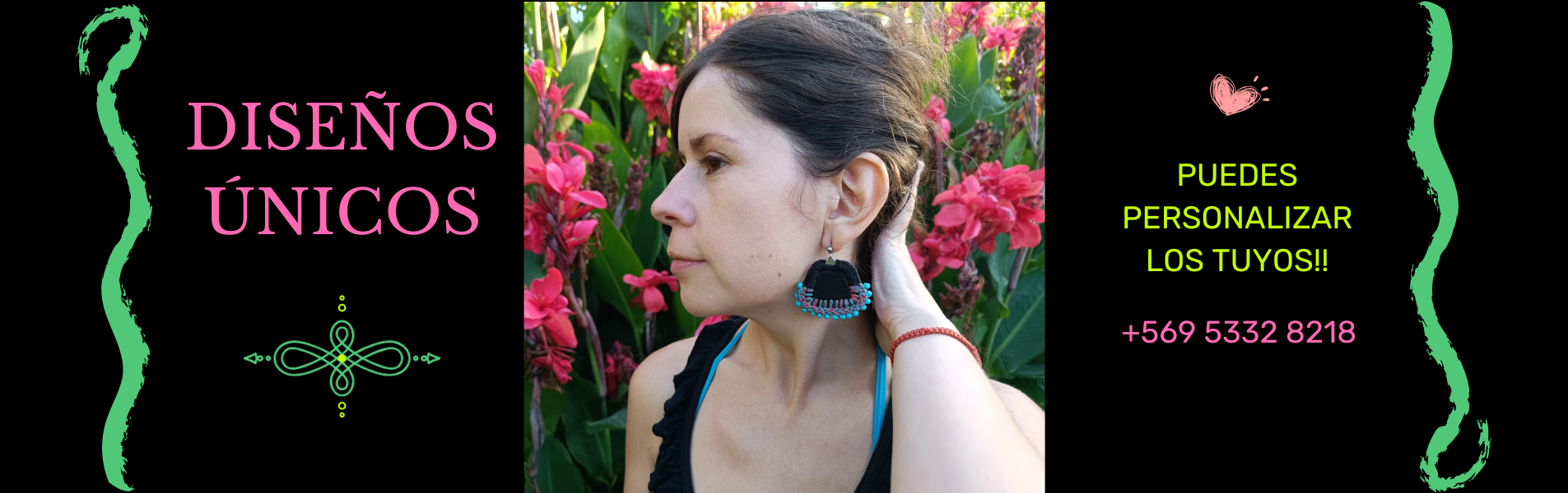 Aros diseño unico hechos de materiales reciclados