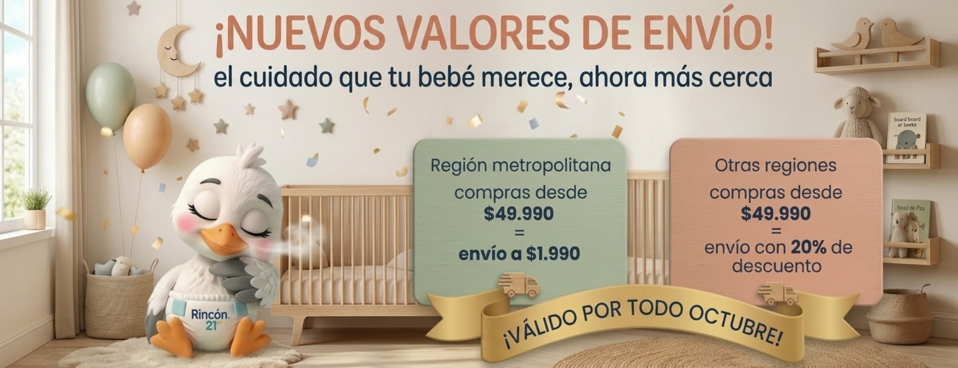 Info envíos octubre