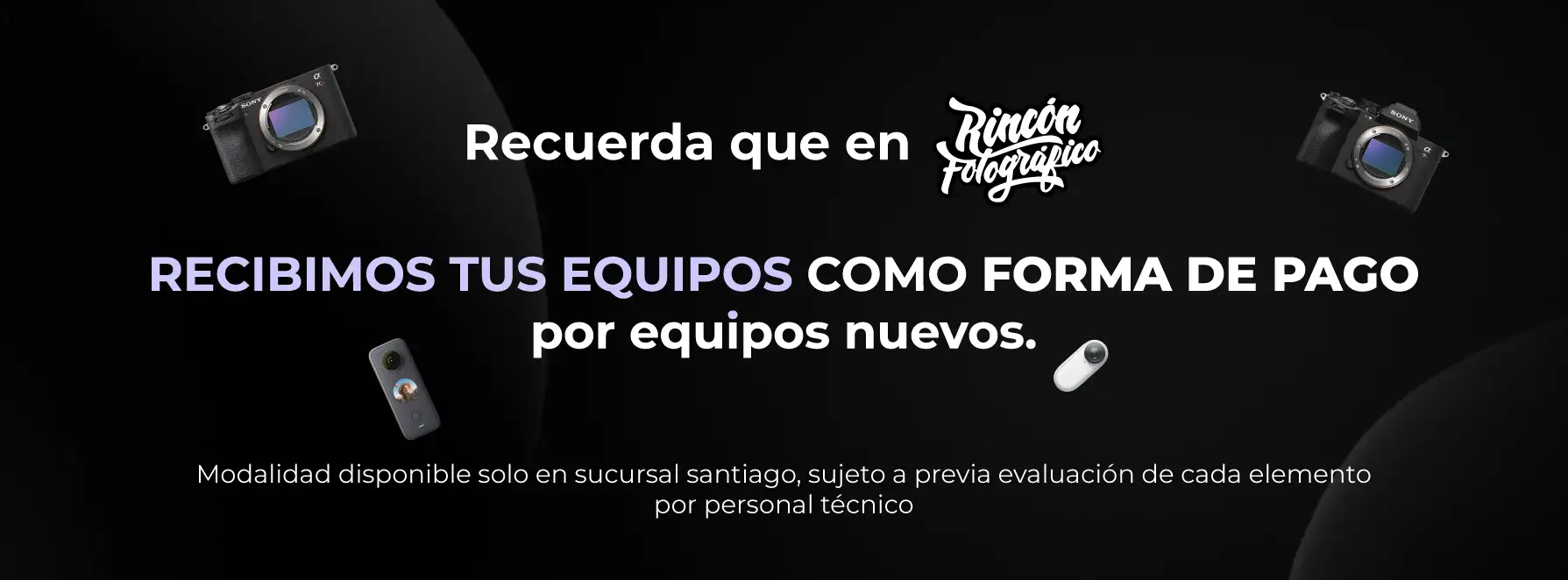 recibimos tus equipos como forma de pago