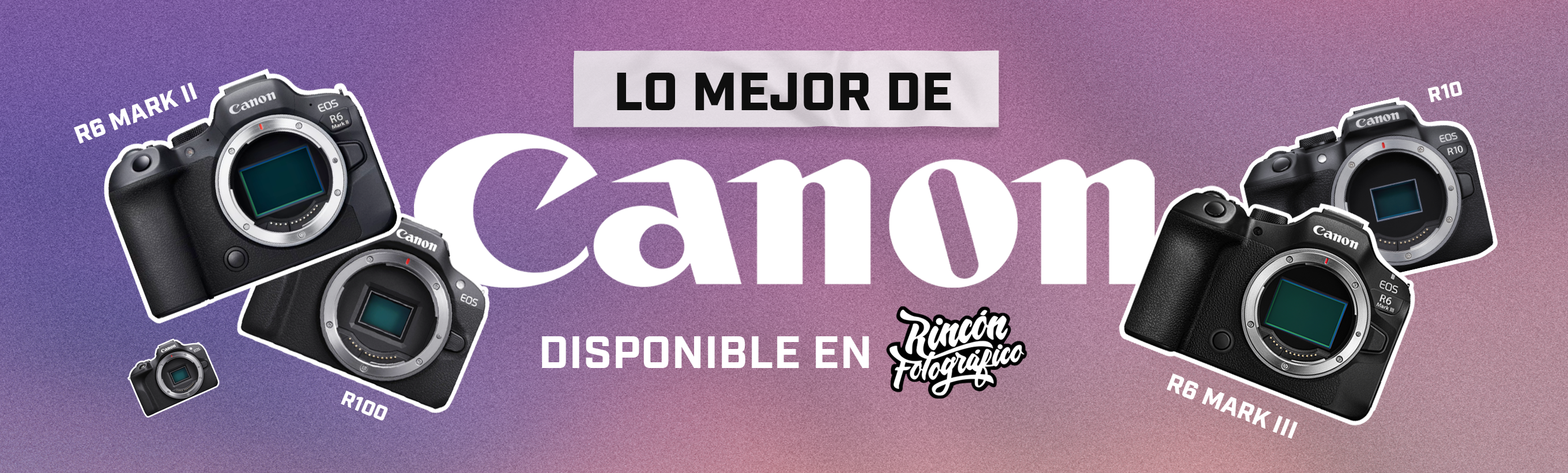 Canon camaras y lentes