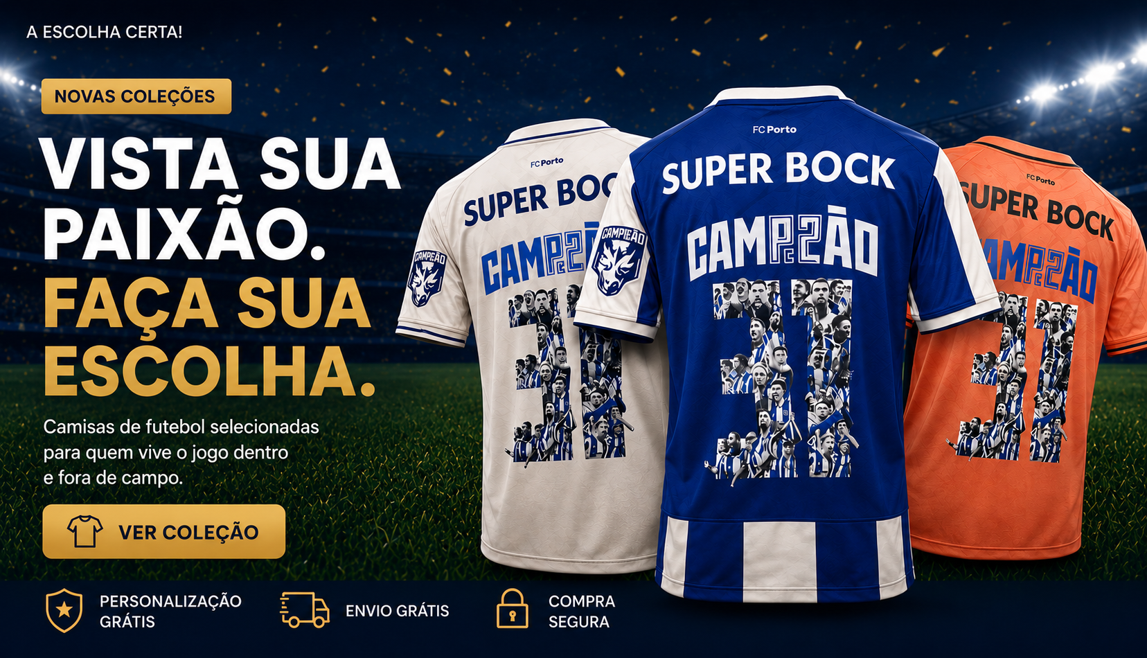 VISTA-SE À CAMPEÃO!🏆