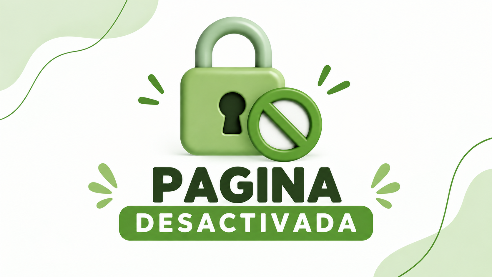 pagina desactivada