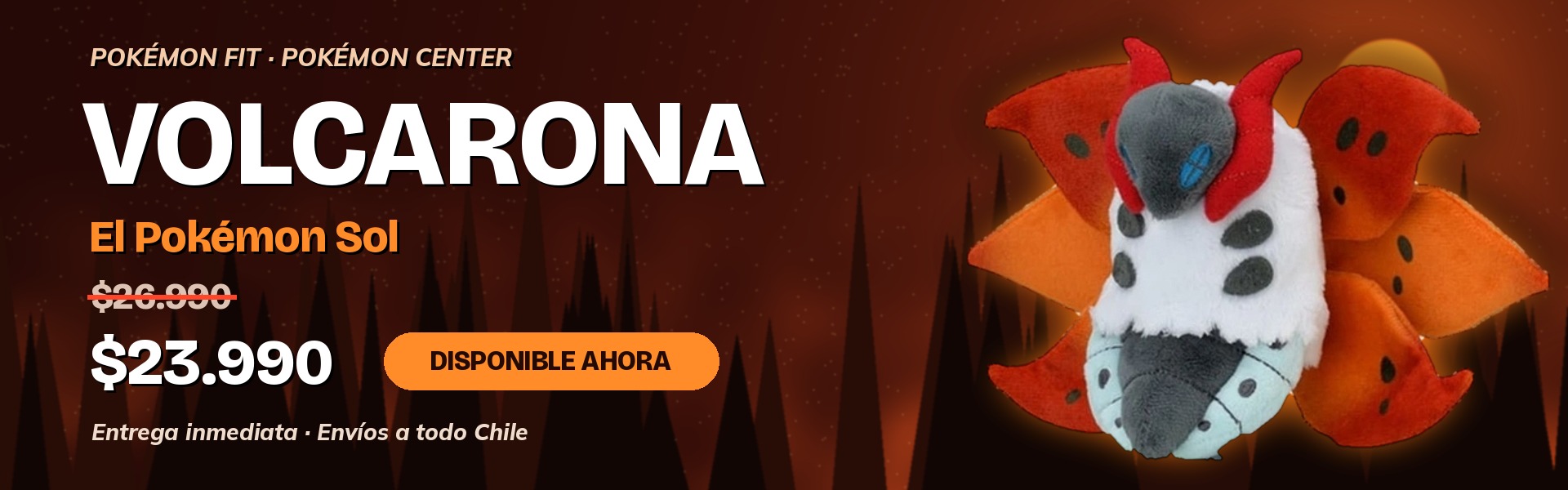 Volcarona Fit Pokémon Center