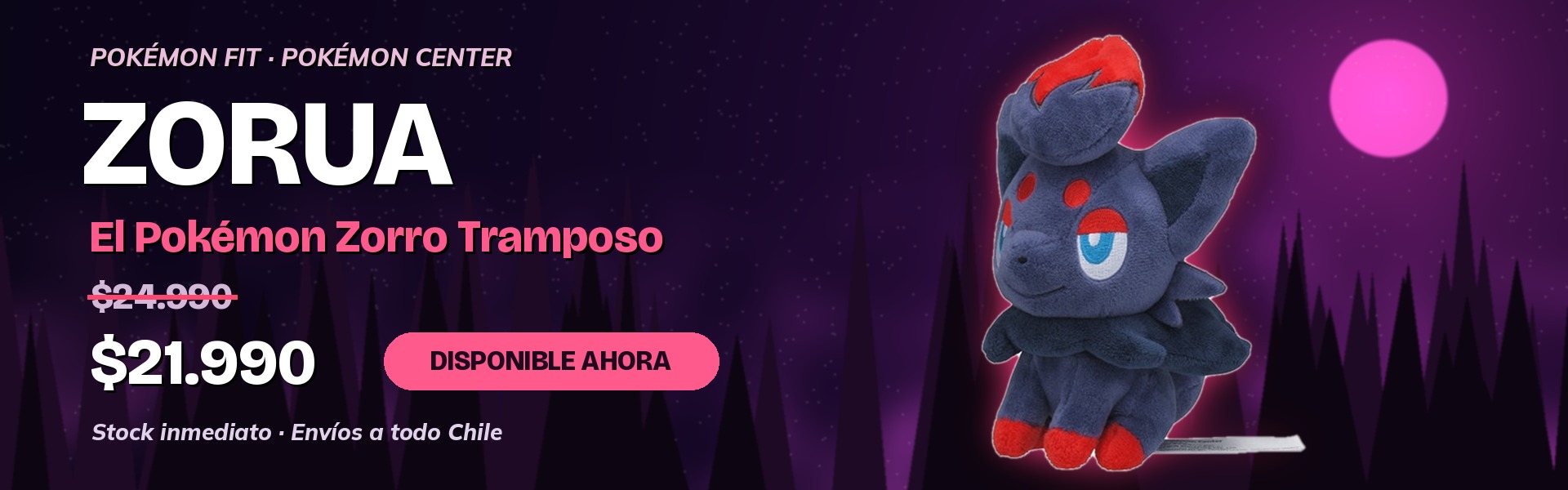Zorua Fit Pokémon Center