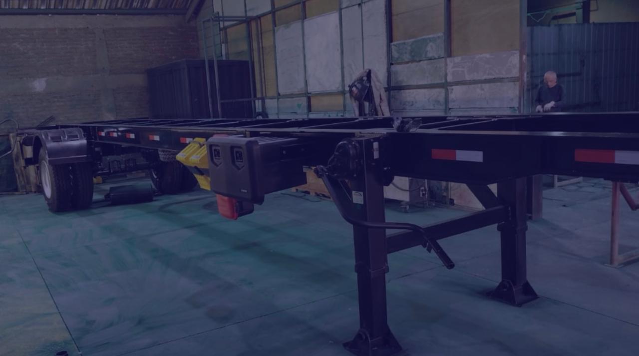 Rampla para container