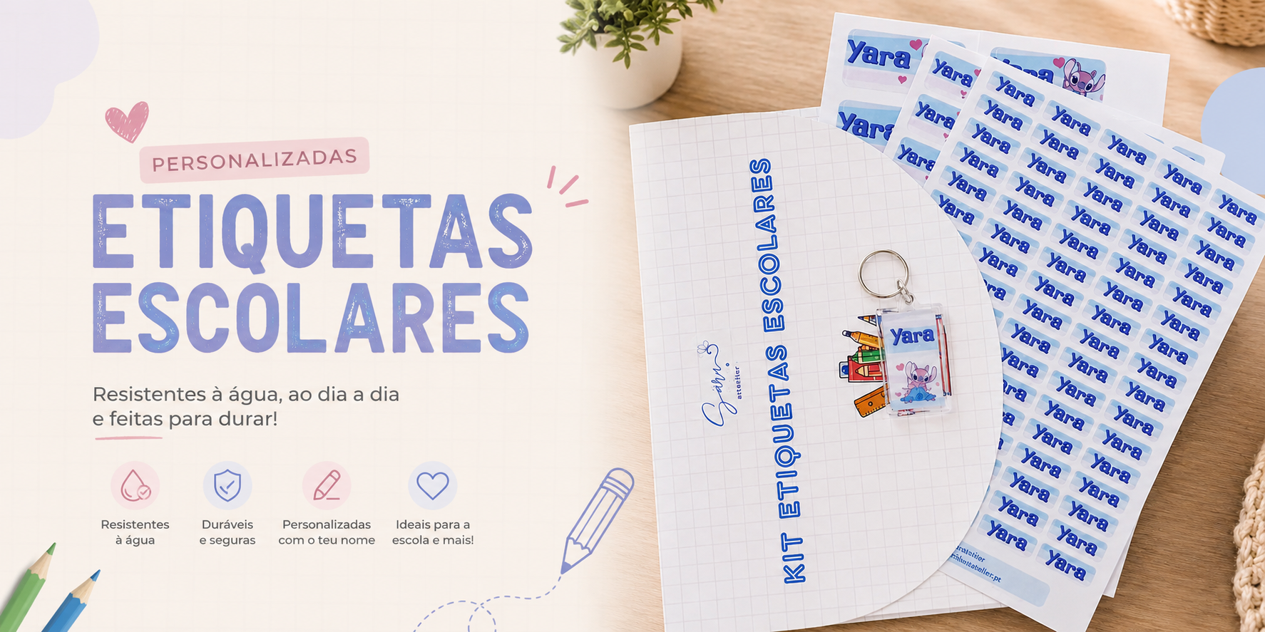 Etiquetas escolares
