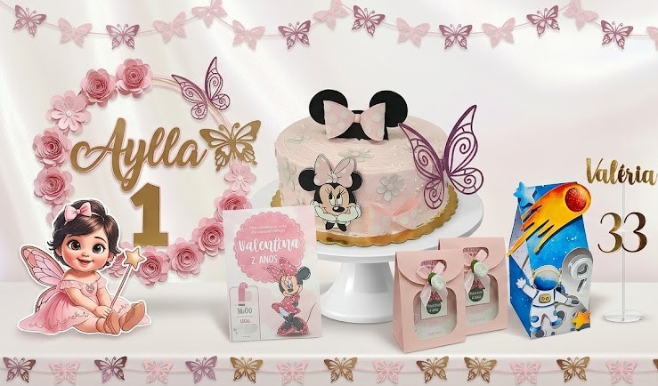 Papelaria personalizada que reflete a essência do seu evento.