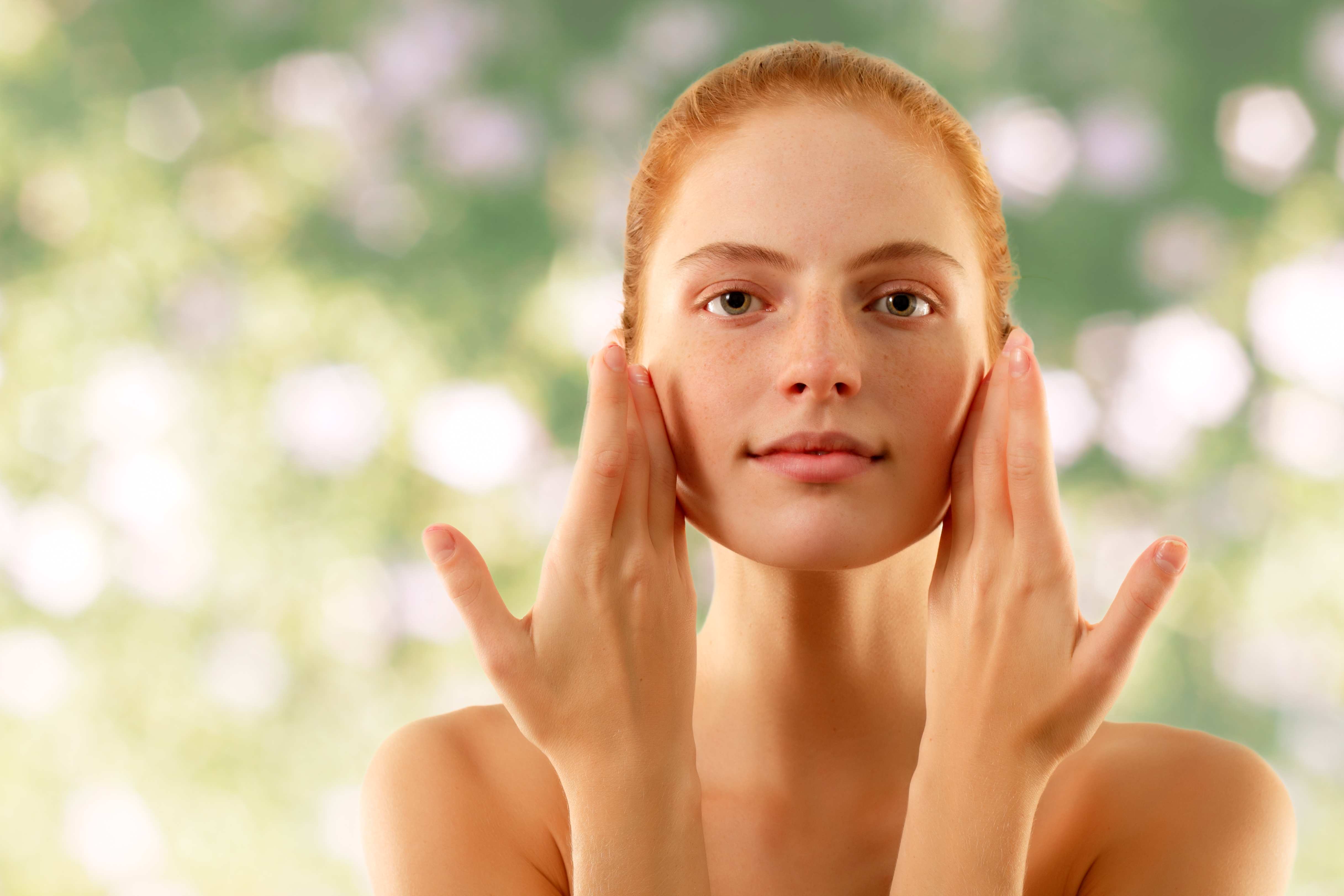 <h1>Potencie a beleza<div>natural da mulher.</div></h1>