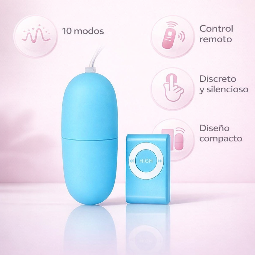 Huevito MP3 | Vibrador con Control Remoto