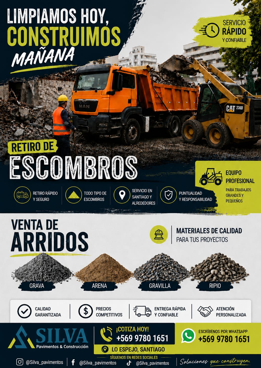 Bienvenidos a Silva Pavimentos & Construcción 