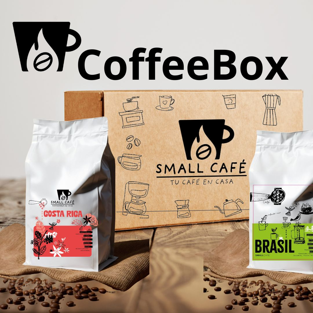 Coffee Box SmallCafé con café de especialidad recién tostado en caja.