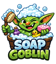 Soap Goblin In Bath Tub