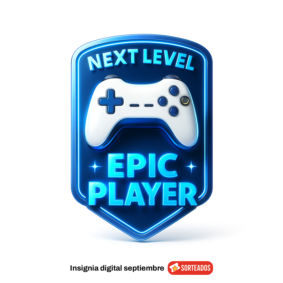 Insignia digital de septiembre tributo al mundo de PS5