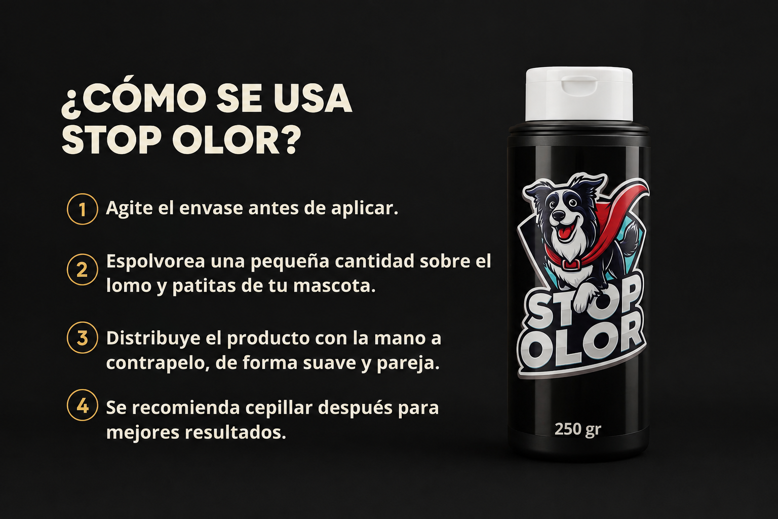 Stop Olor | Elimina Olor de Perro y Gato 100% Natural