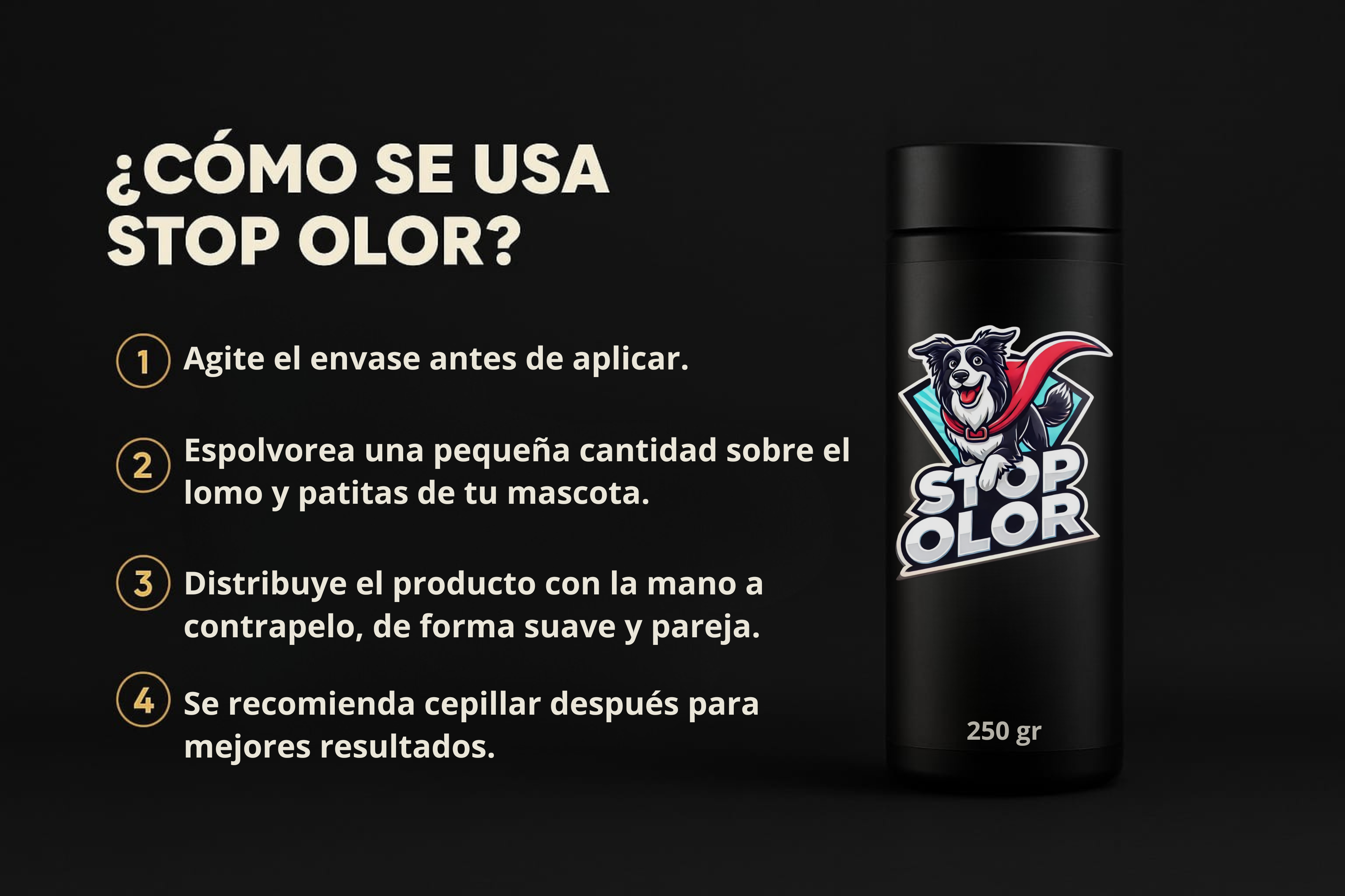 Stop Olor | Elimina Olor de Perro y Gato 100% Natural