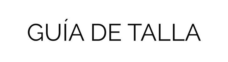 SOBRE GUÍA DE TALLA