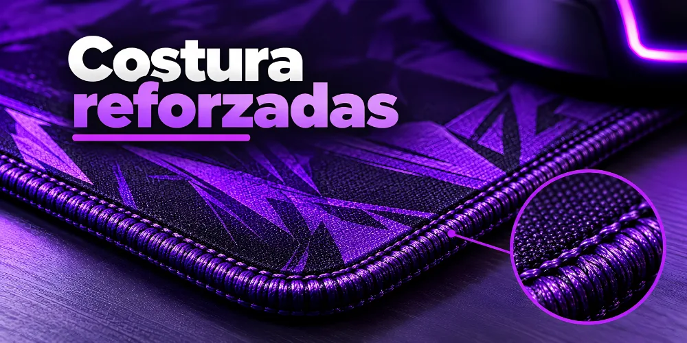 Mousepad con Costuras Reforzadas