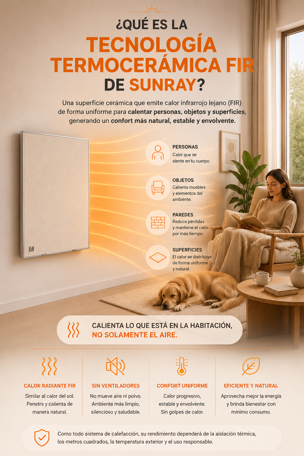 ¿Qué es la tecnología termocerámica FIR de Sunray?