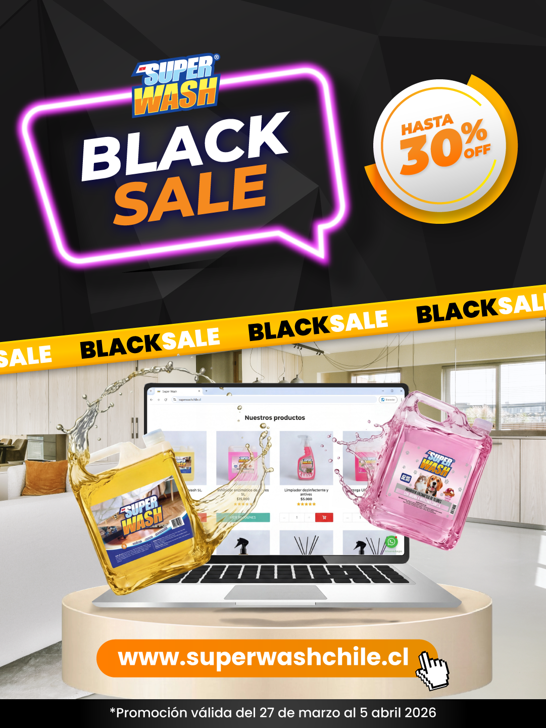 Black Sale Super Wash