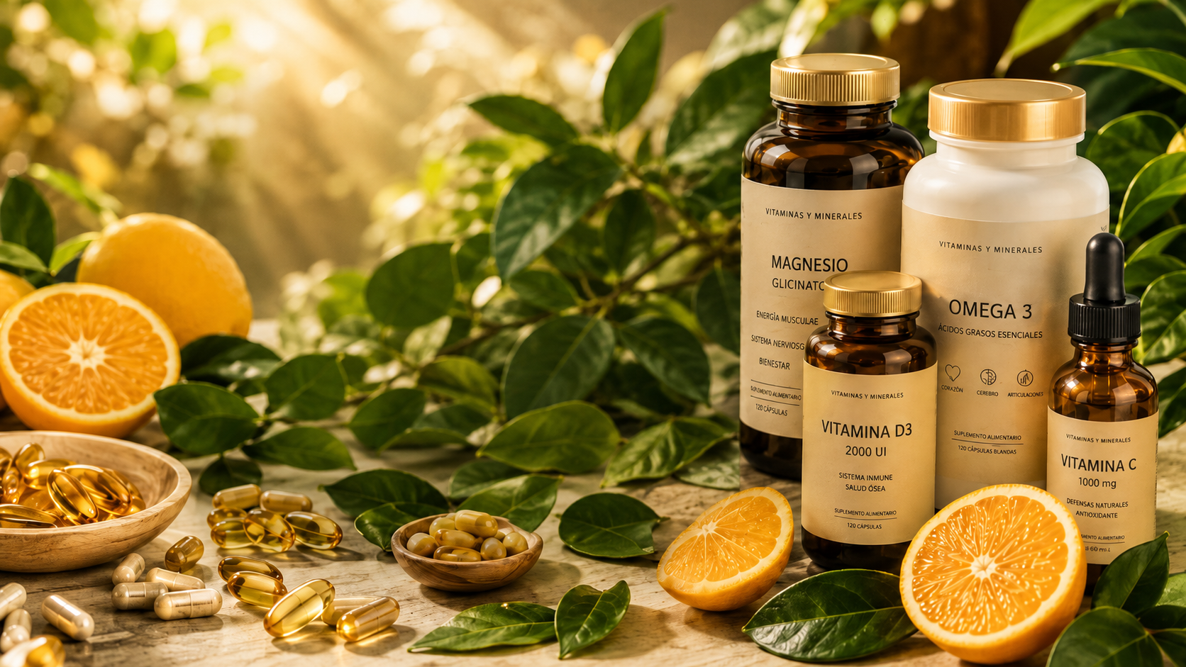 Vitaminas y suplementos para tu bienestar