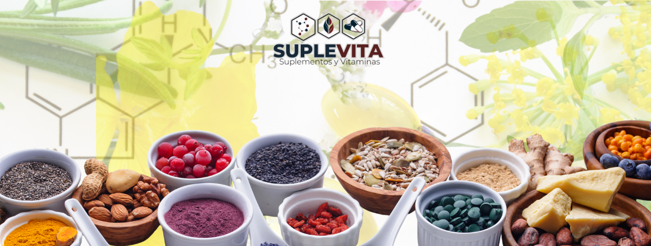 Suplementos de Origen Orgánico<div>100 % Natural</div>