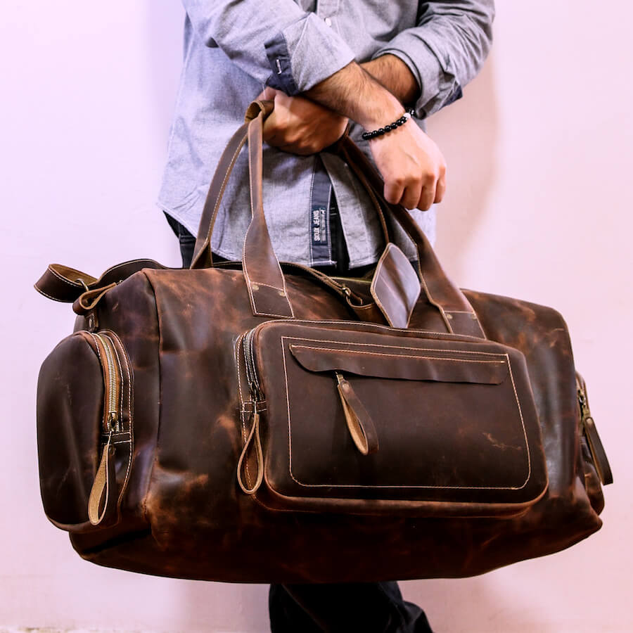 Bolso de cuero artesanal Taren — cuidado y mantenimiento