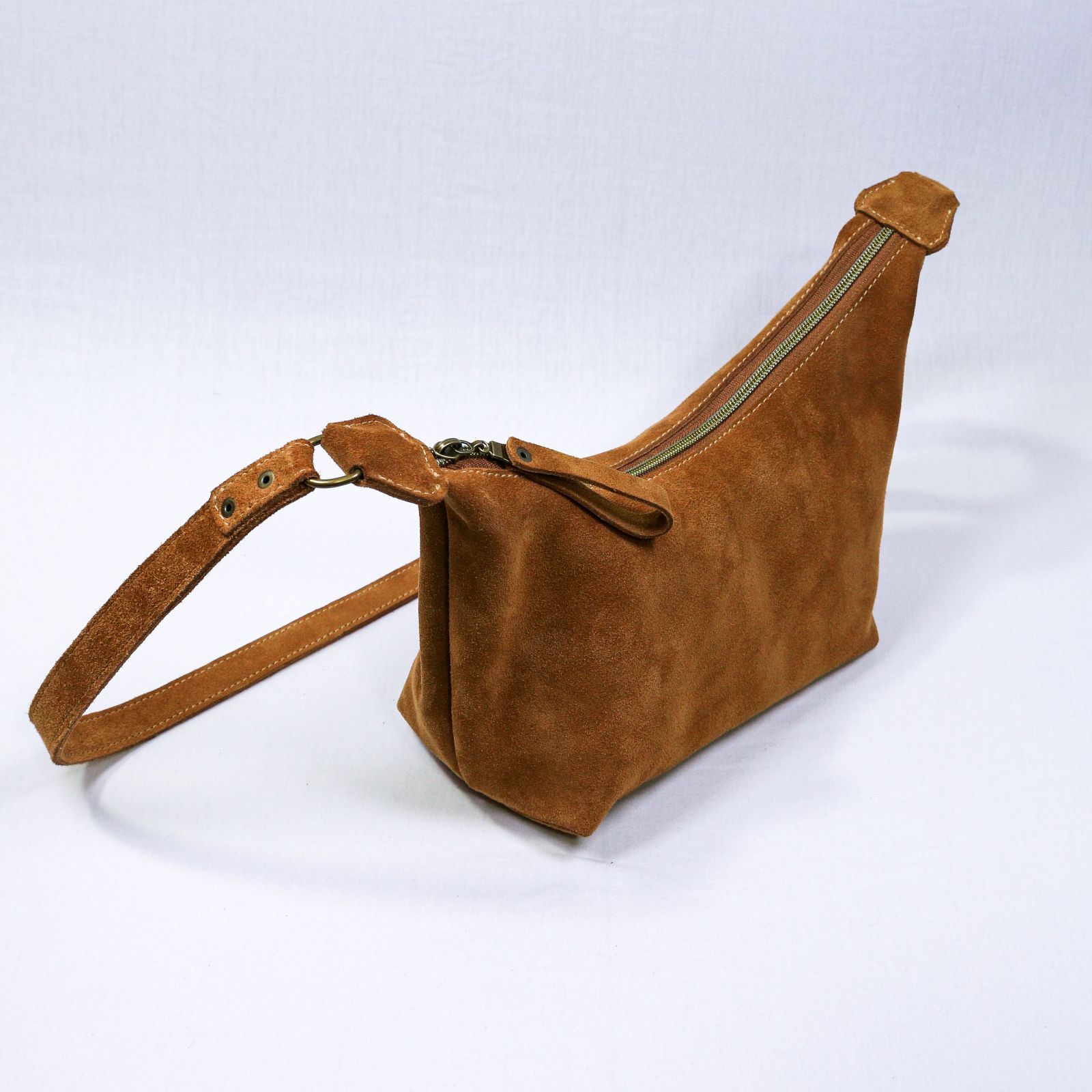 Bolso de cuero gamuzón Taren