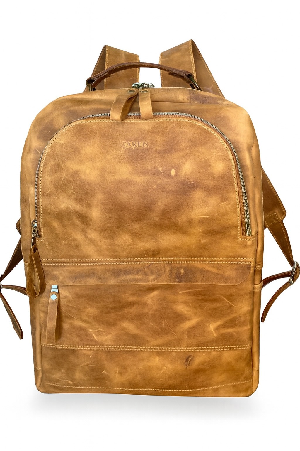 Mochila de cuero graso Taren