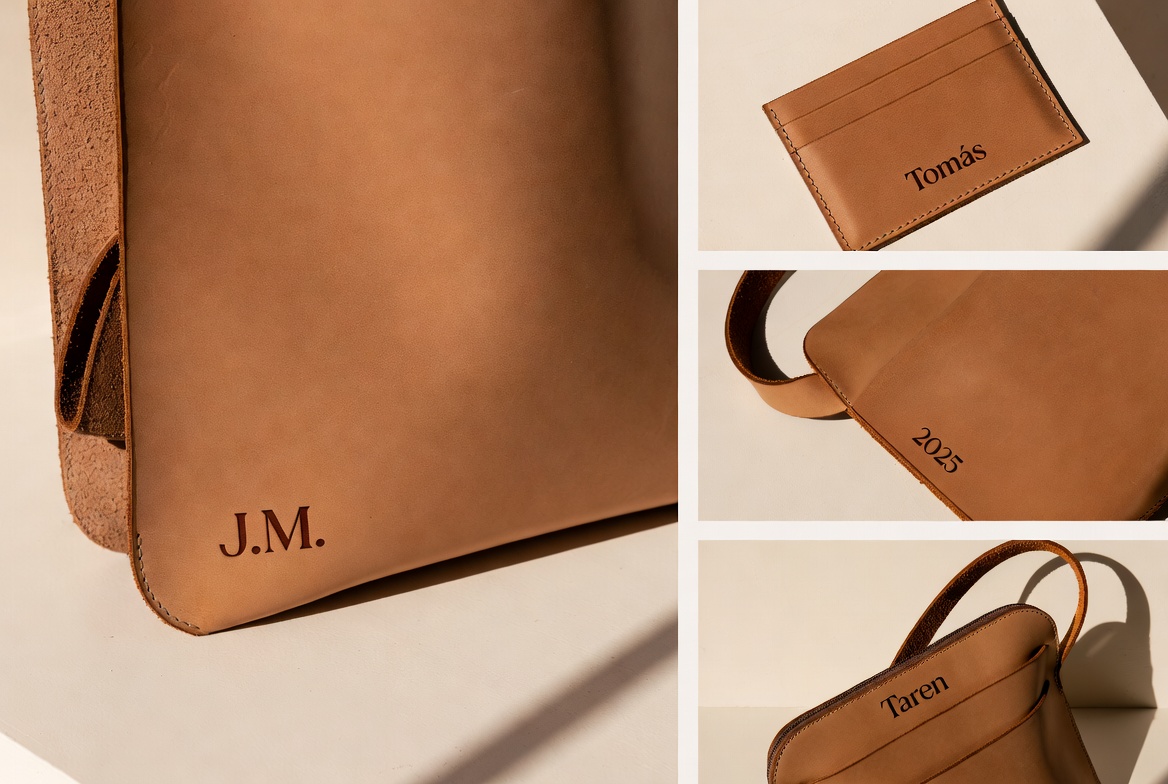 Variedad de productos Taren con grabado láser