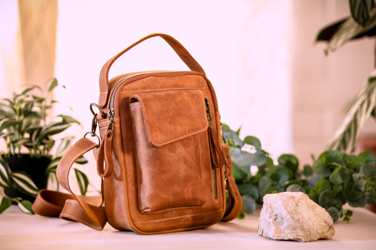 Un bolso hecho a mano que va con todo