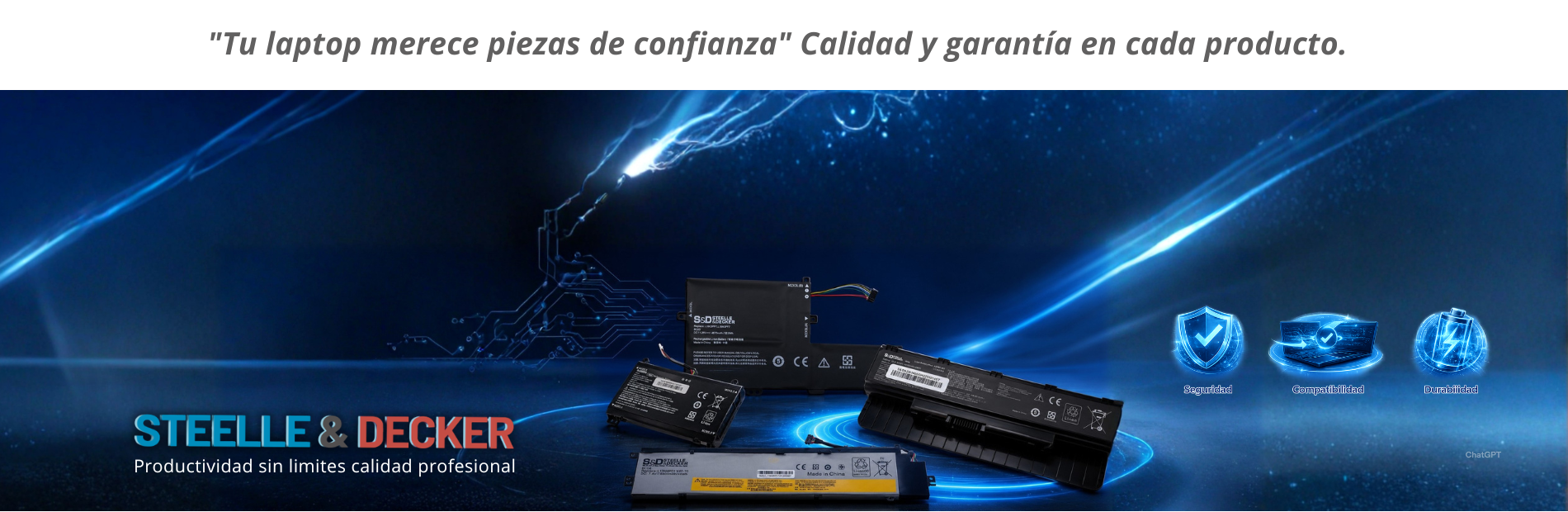 Baterías de laptop en Lima - Entrega 2 Horas - Garantía 12 meses