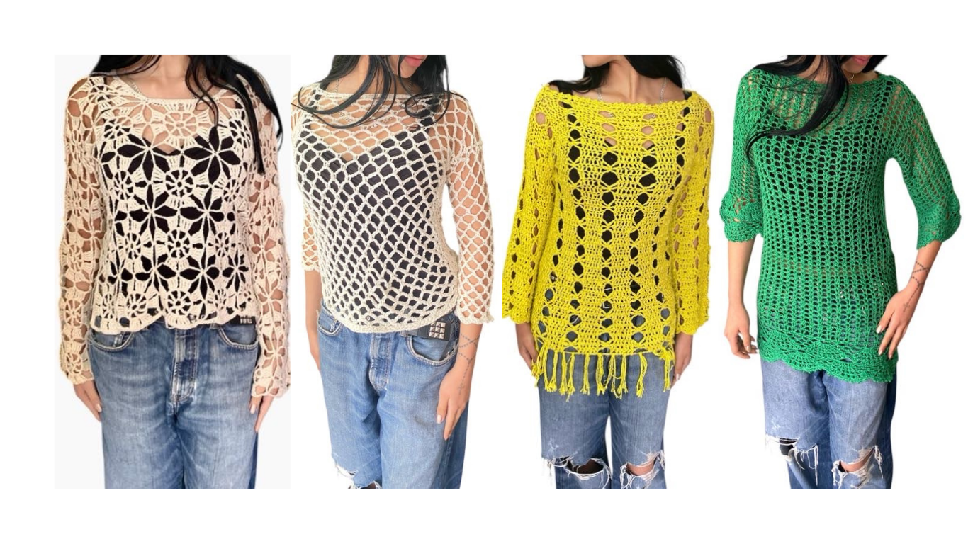 Descubre nuestras increíbles prendas a Crochet<br>
<br>
<br>
<br>