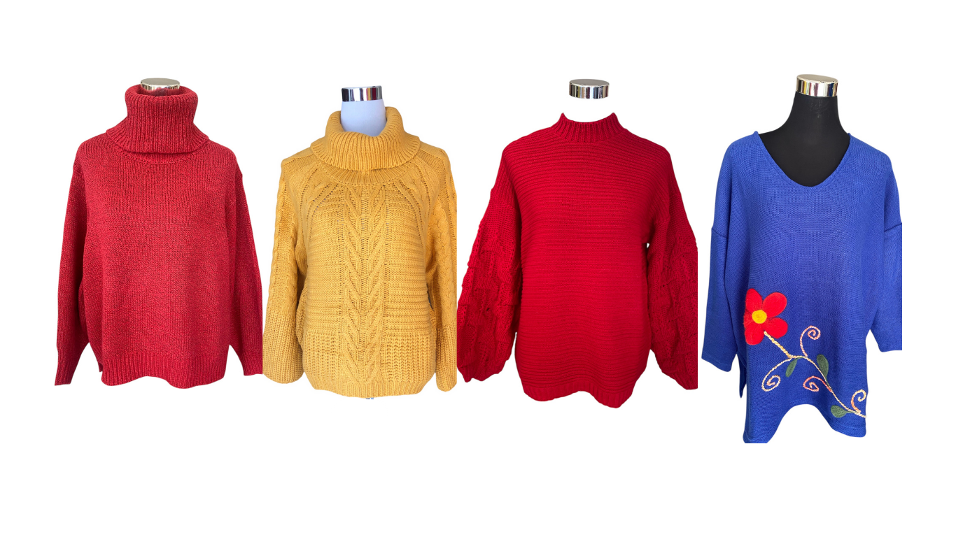 <br><br><p>Suéteres de variados estilos para complementar tu outfit.</p><p>&nbsp; &nbsp; &nbsp; &nbsp;</p><br>