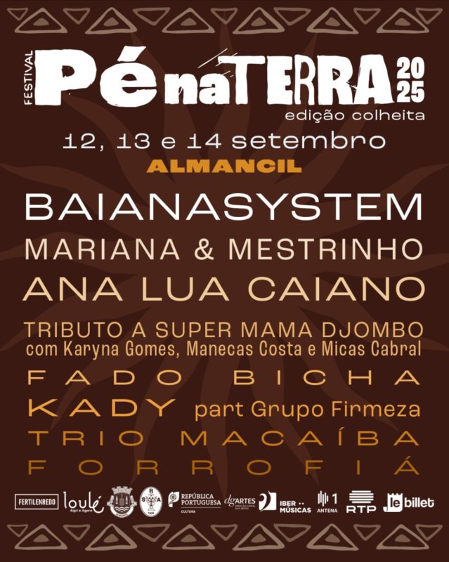 FESTIVAL PÉ NA TERRA - ALMANCIL - 12 A 14 SETEMBRO