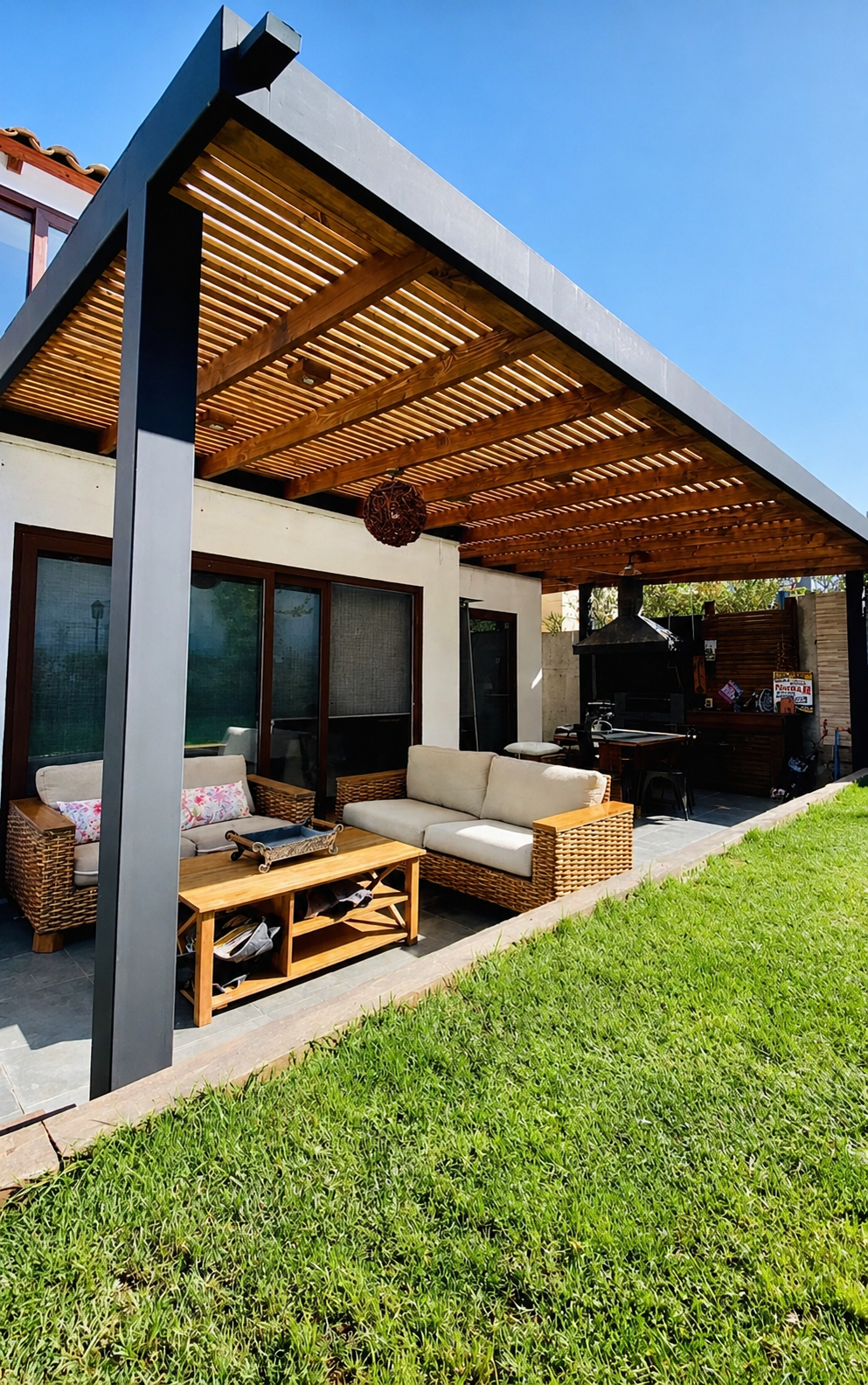 Terraza Metal madera
