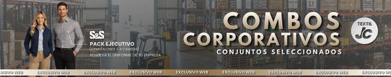 Combos corporativos de ropa de trabajo para empresas, Textil JC