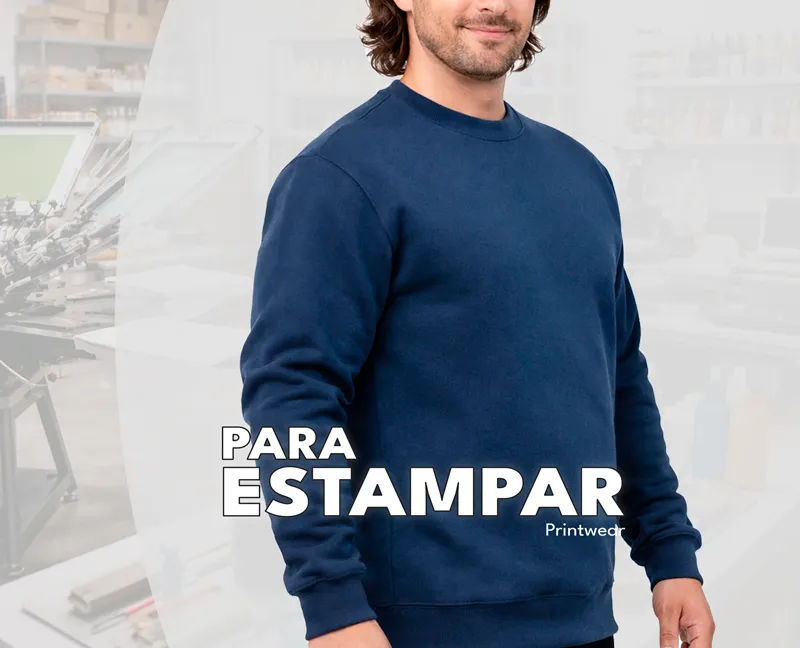 Poleras y polerones de algodón por mayor para serigrafía y estampados DTF o DTG