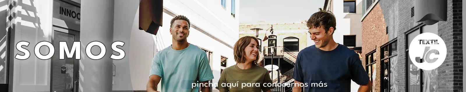 Ropa de calce moderno y calidad premium para personalización en Textil JC