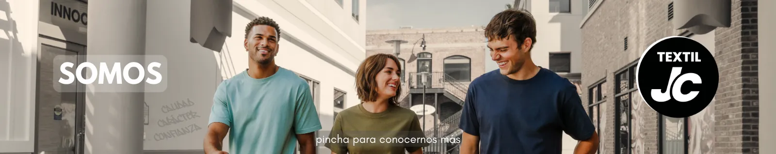 Ropa de calce moderno y calidad premium para personalización en Textil JC