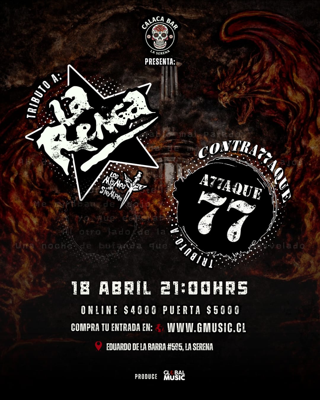 LA RENGA Y ATAQUE 77