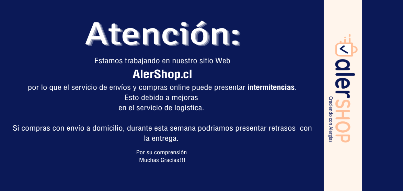 AlerShop Chile | Tienda para Alergias, APLV y Piel Atópica
