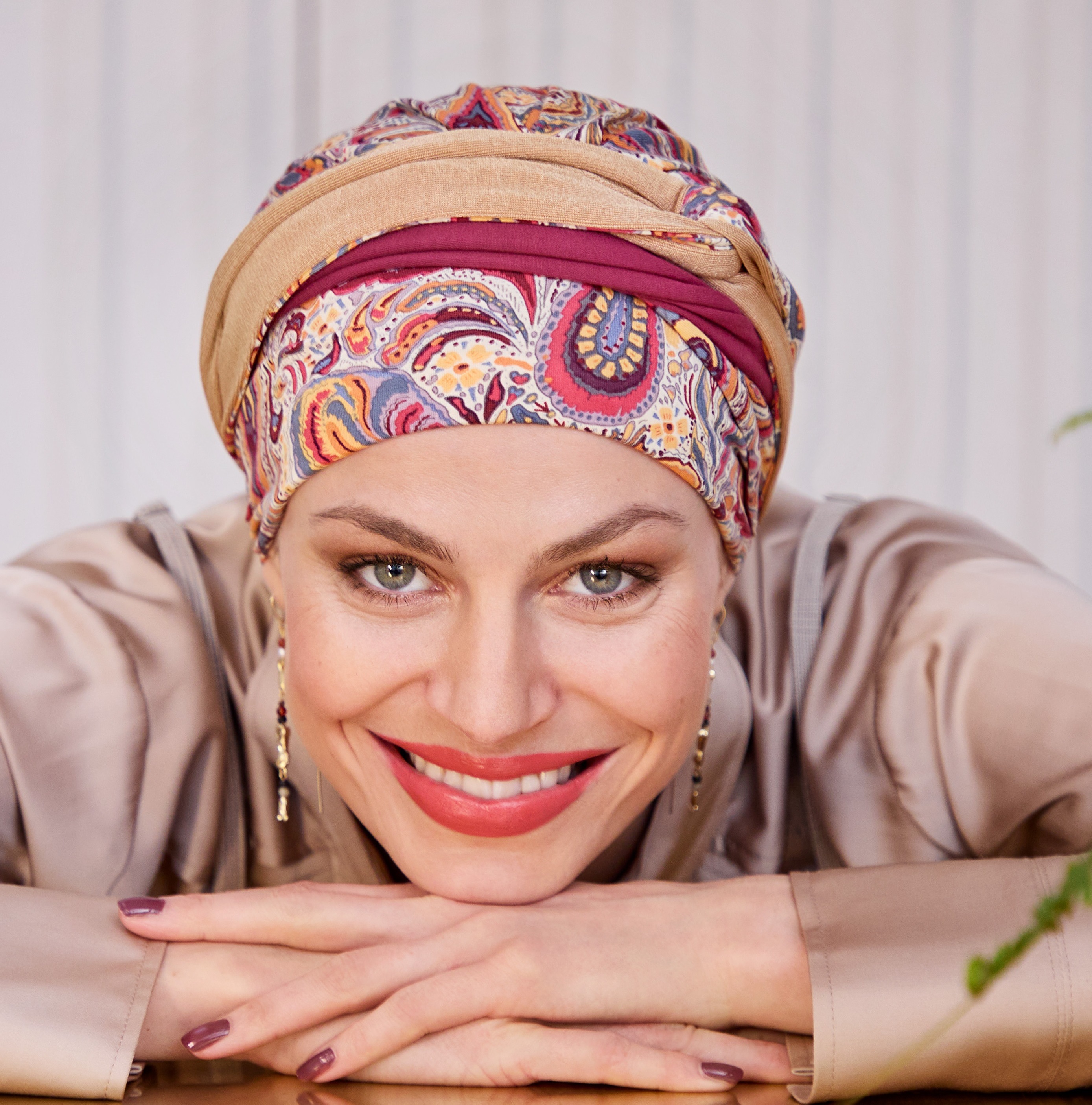 Turbantes llegar y poner