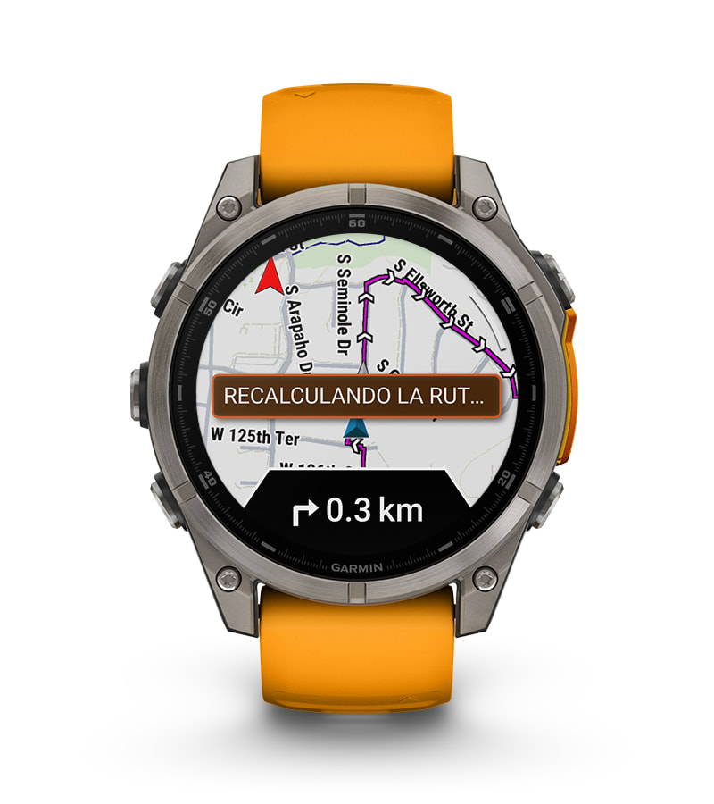 Garmin fēnix 8 47 mm AMOLED Sapphire – Carbon Gray – Navegación de mapas mejorada