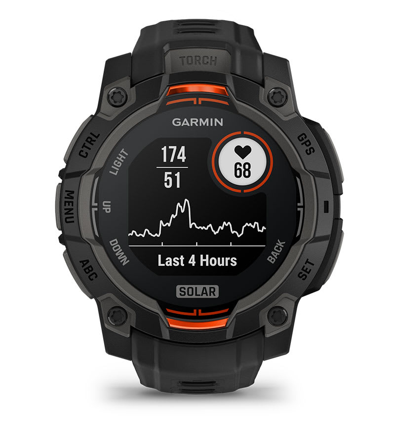 Garmin Instinct 3 45 mm Solar – Negro – Diseño resistente