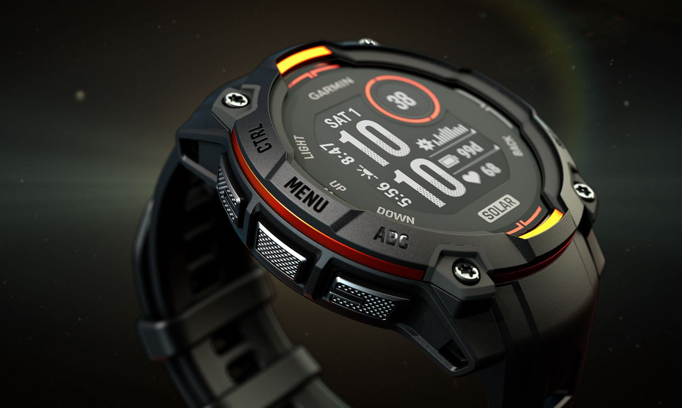 Garmin Instinct 3 45 mm Solar – Negro – Bisel reforzado con metal