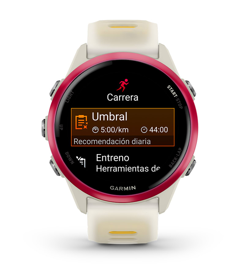 Garmin Forerunner 570 42 mm – Sesiones de entrenamiento diarias recomendadas