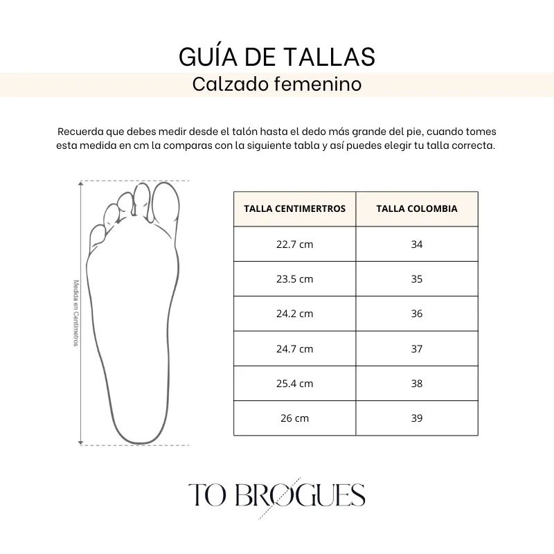 Guía de tallas
