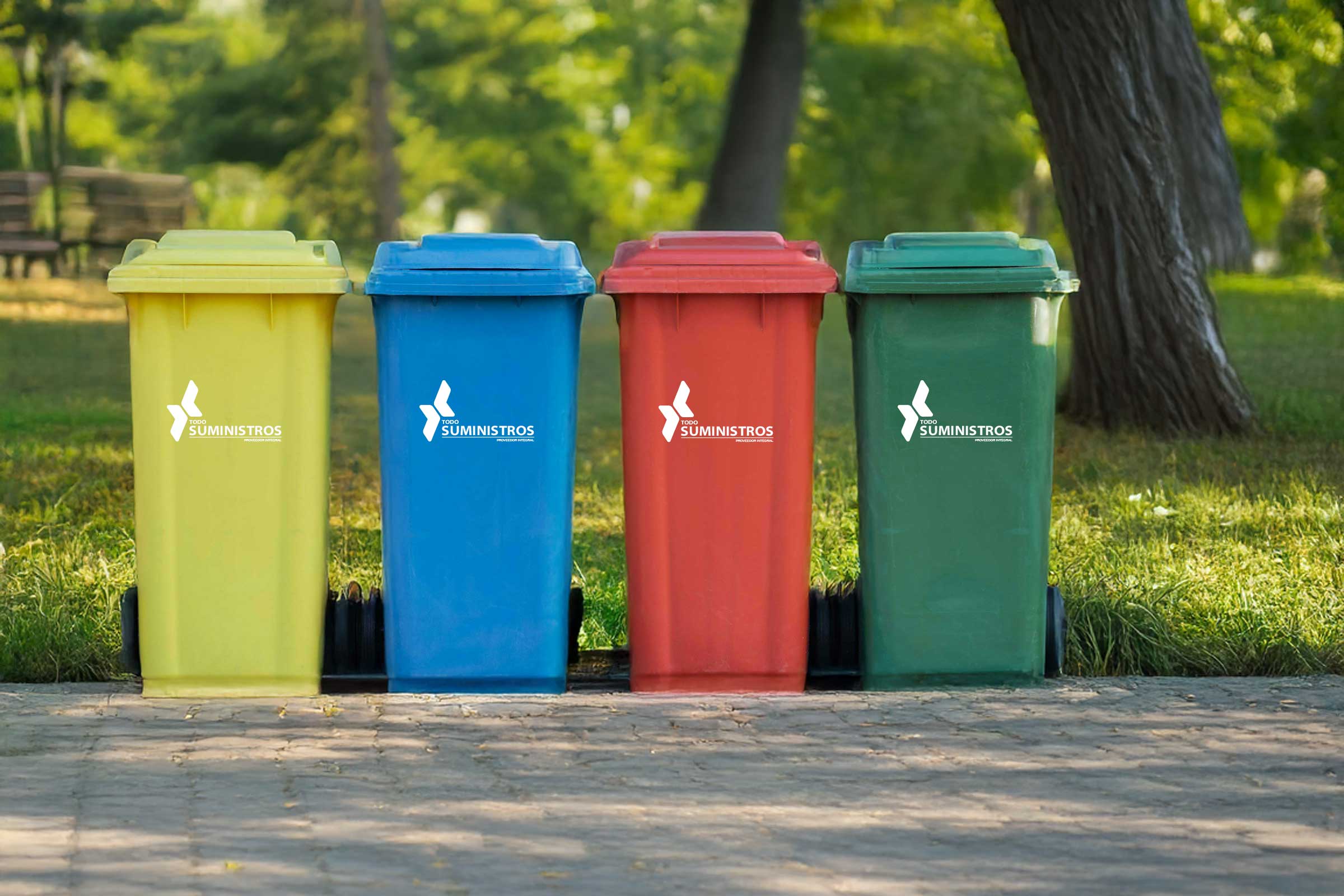 Contenedores, basureros, reciclaje