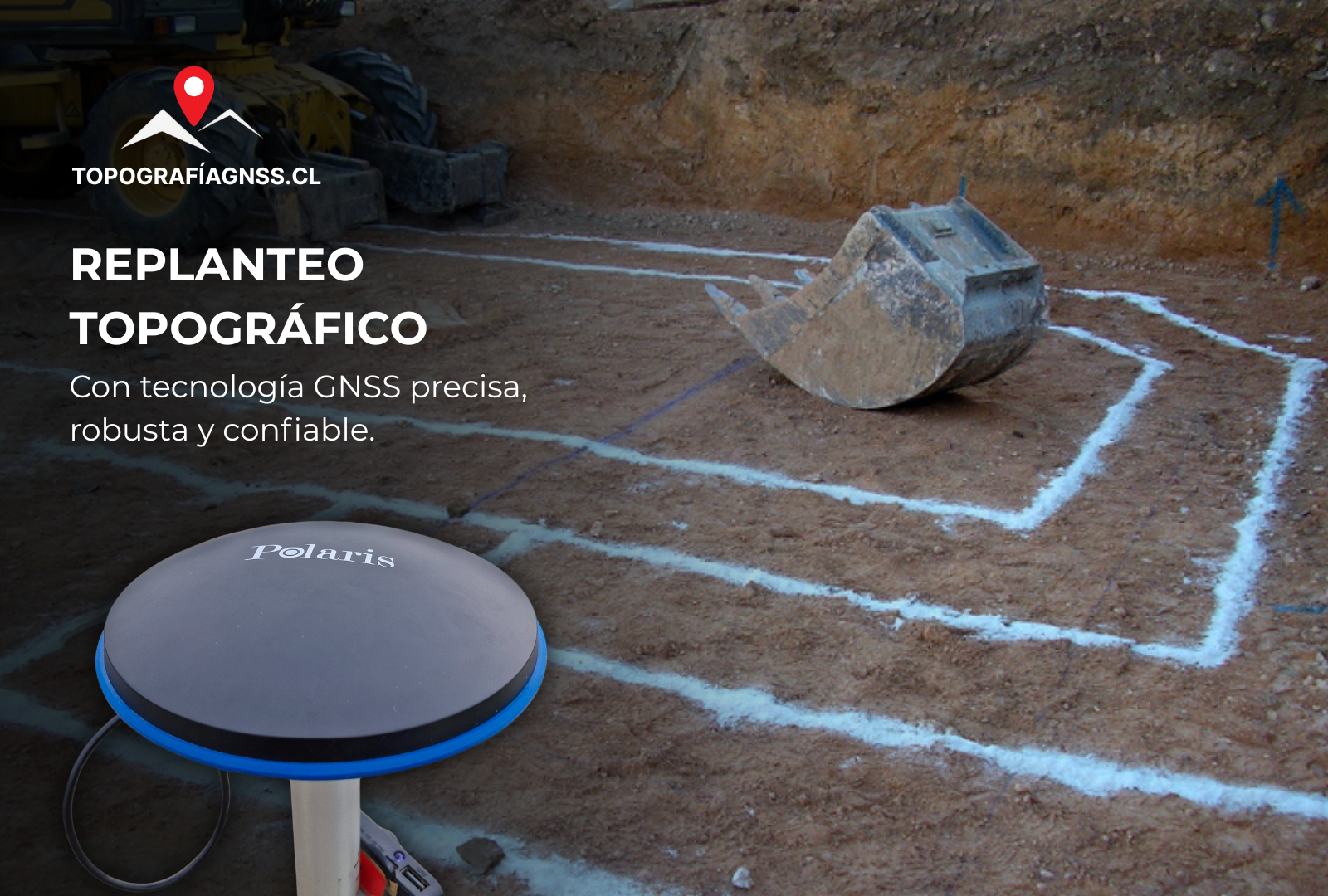 Replanteo topográfico con tecnología GNSS