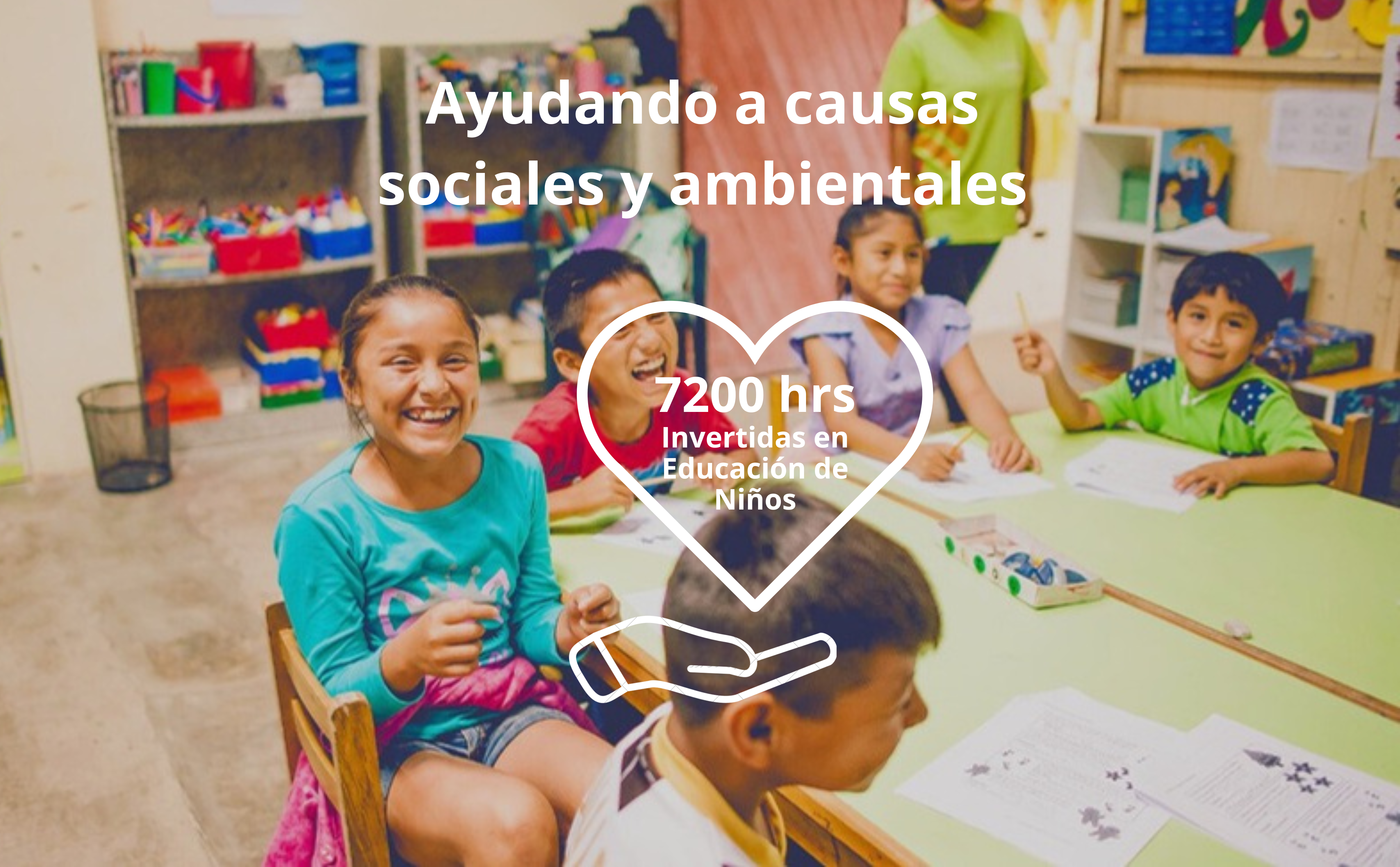 Ayudando a causas sociales y ambientales